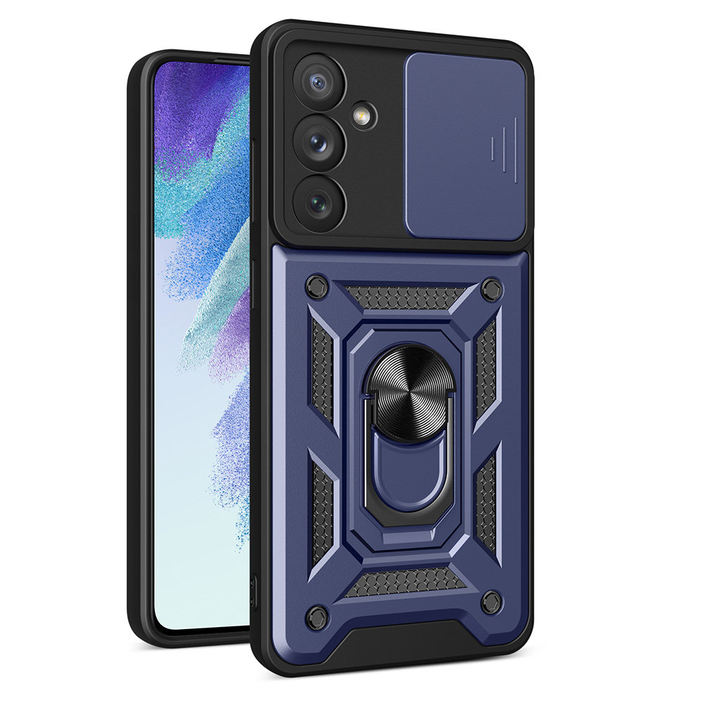 Carcasa Hybrid Armor CamShield compatibila cu Samsung Galaxy A54 5G Blue 1 Lerato.ro