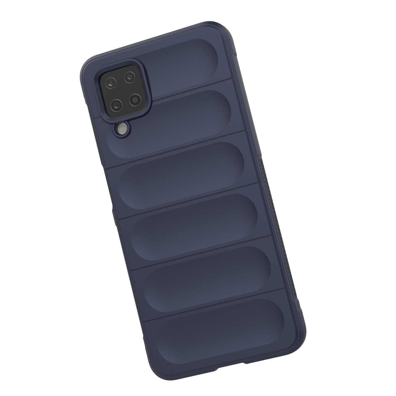 Carcasa Magic Shield compatibila cu Samsung Galaxy A12 Blue 1 Lerato.ro