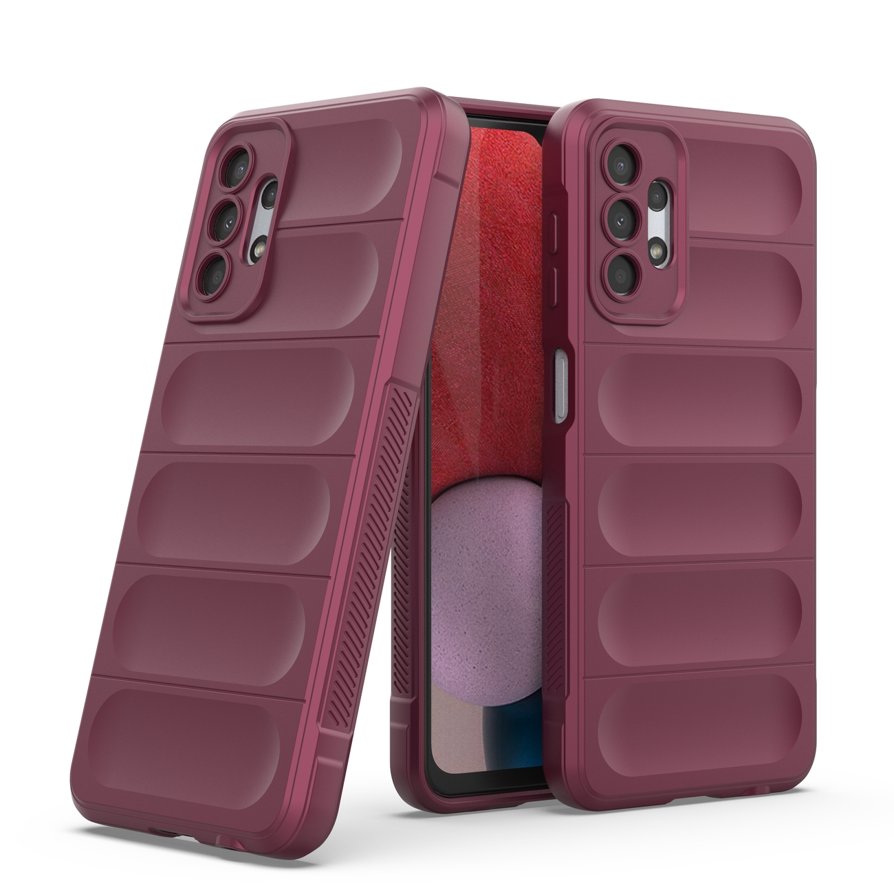 Carcasa Magic Shield compatibila cu Samsung Galaxy A13 5G Burgundy 1 Lerato.ro