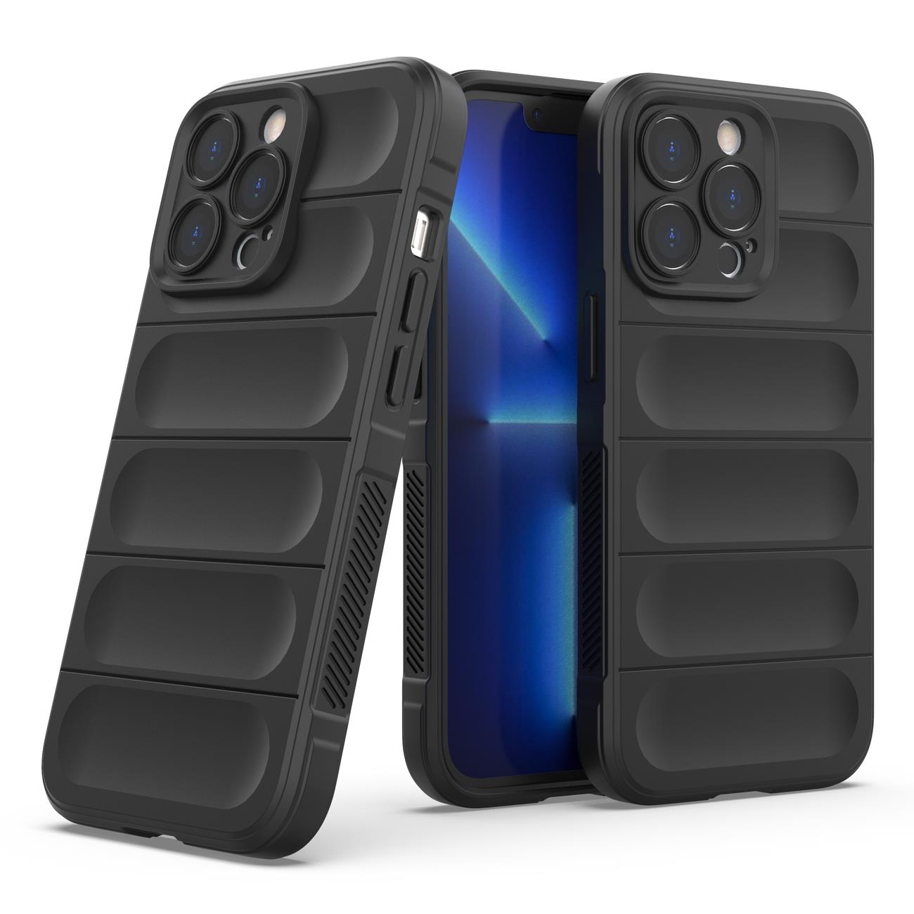 Carcasa Magic Shield compatibila cu iPhone 13 Pro Max Black 1 Lerato.ro