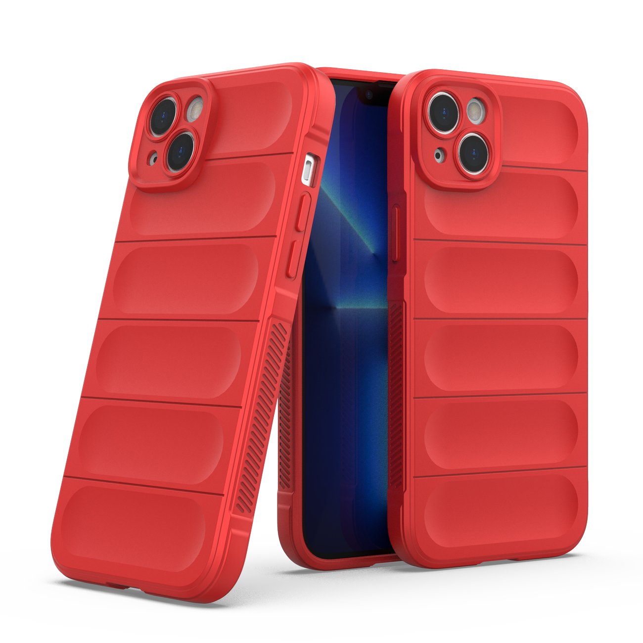 Carcasa Magic Shield compatibila cu iPhone 14 Plus Red 1 Lerato.ro