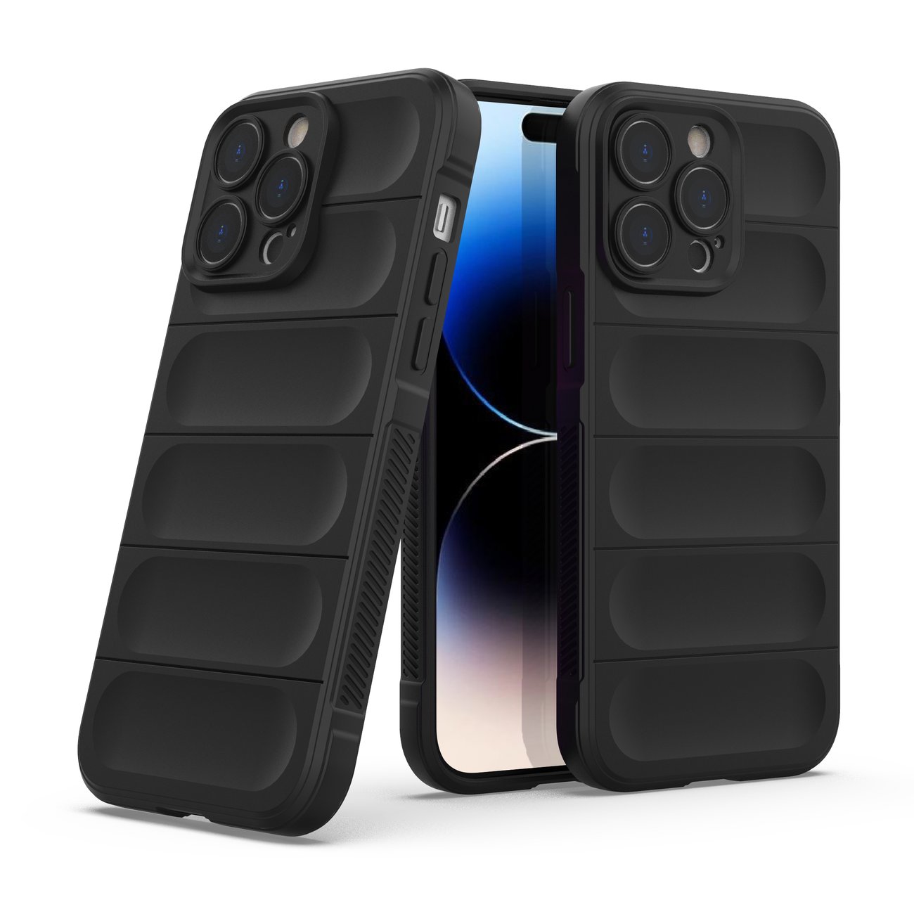 Carcasa Magic Shield compatibila cu iPhone 14 Pro Max Black 1 Lerato.ro