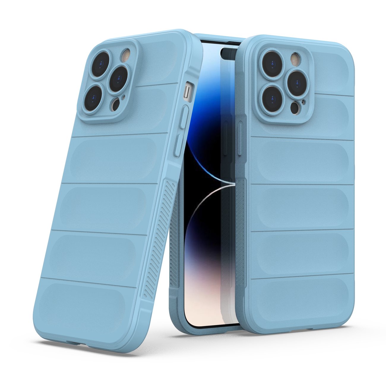 Carcasa Magic Shield compatibila cu iPhone 14 Pro Max Blue 1 Lerato.ro
