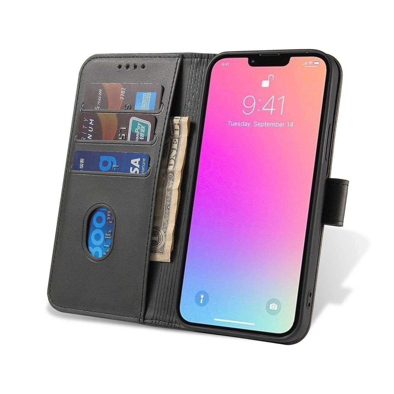 Husa Magnet Wallet Stand compatibila cu Samsung Galaxy S24 FE Blue 1 Lerato.ro