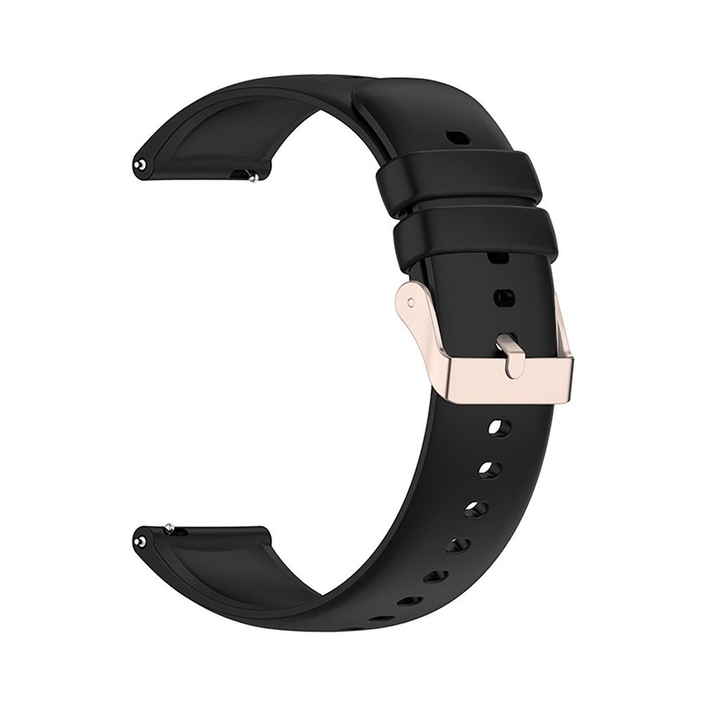 Curea din silicon compatibila cu Xiaomi Mi Watch, Negru