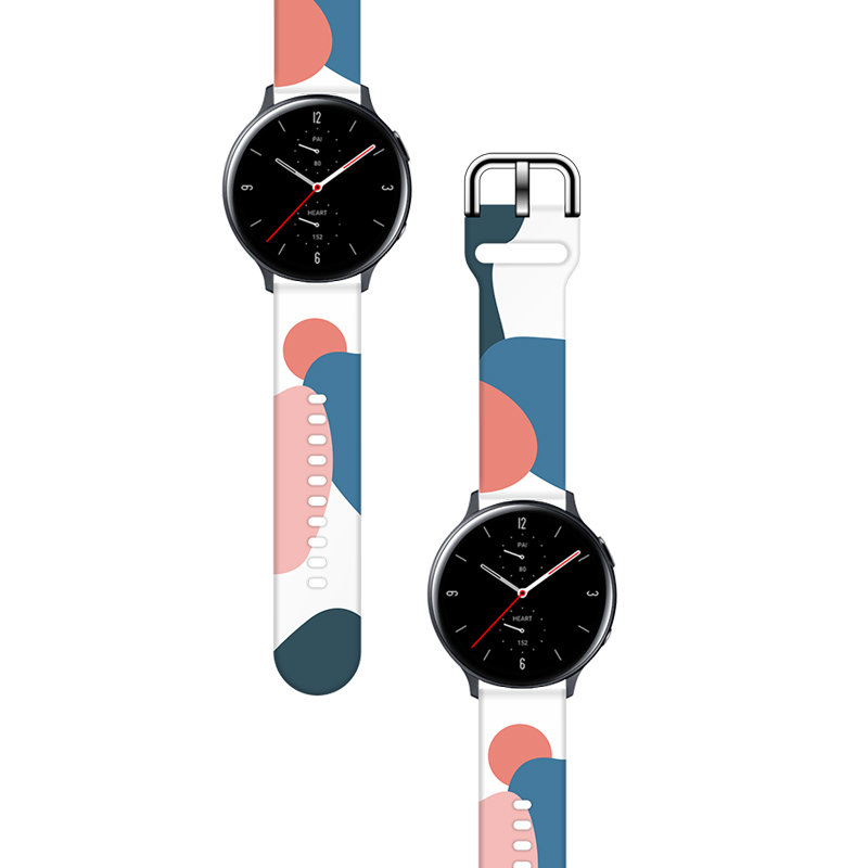 Curea silicon Moro V10 compatibila cu Samsung Galaxy Watch 42mm Multicolor 1 Lerato.ro