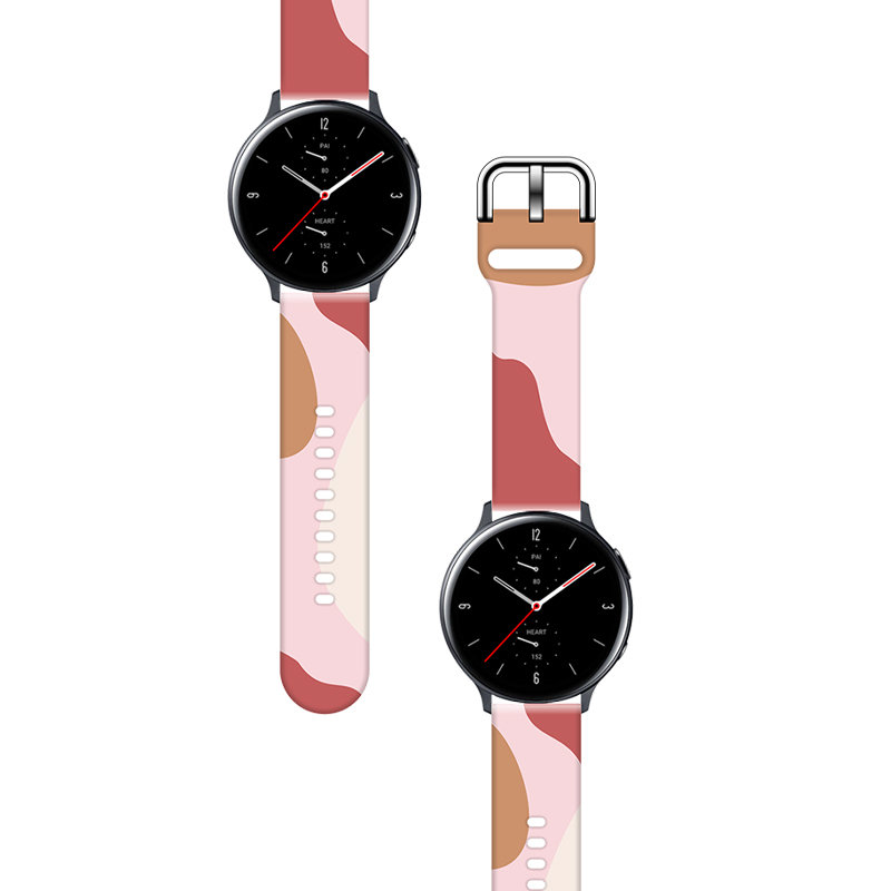 Curea silicon Moro V12 compatibila cu Samsung Galaxy Watch 46mm Multicolor 1 Lerato.ro