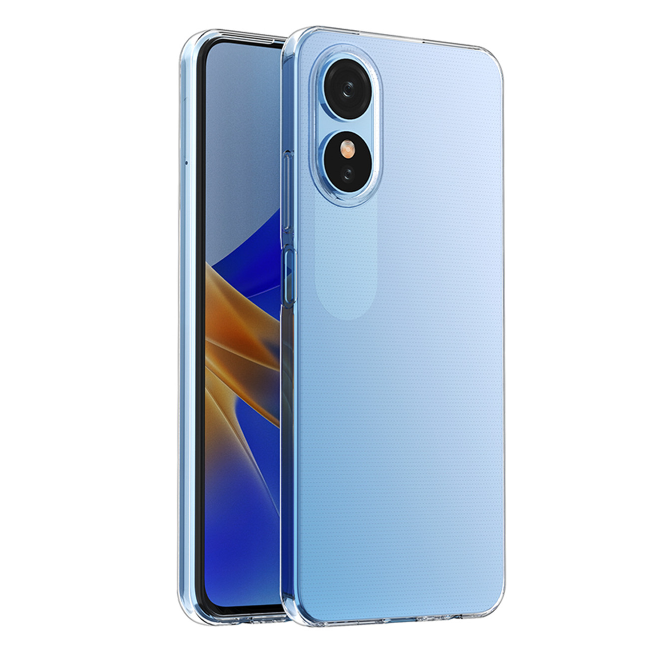 Carcasa Ultra Clear compatibila cu Oppo A17, TPU, 0.5mm, Transparent
