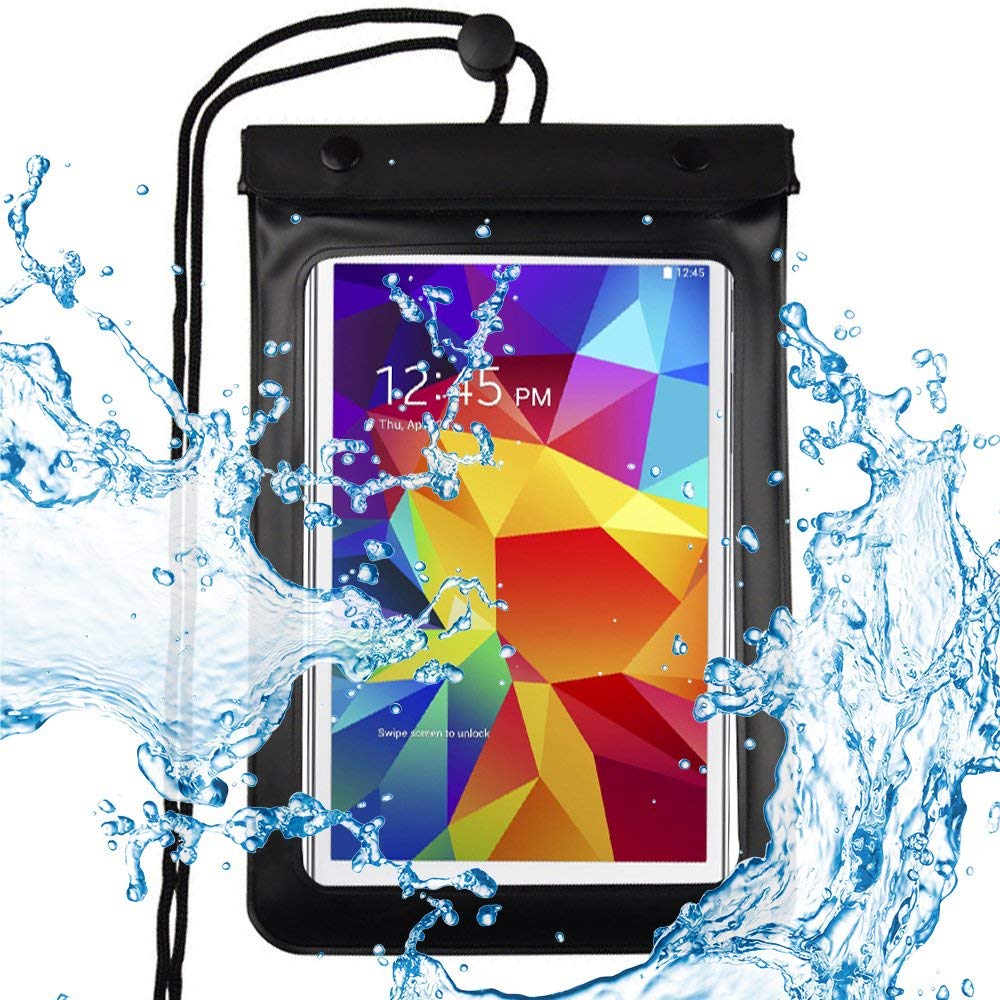 Husa waterproof universala pentru dispozitive 8 inch Negru 1 Lerato.ro