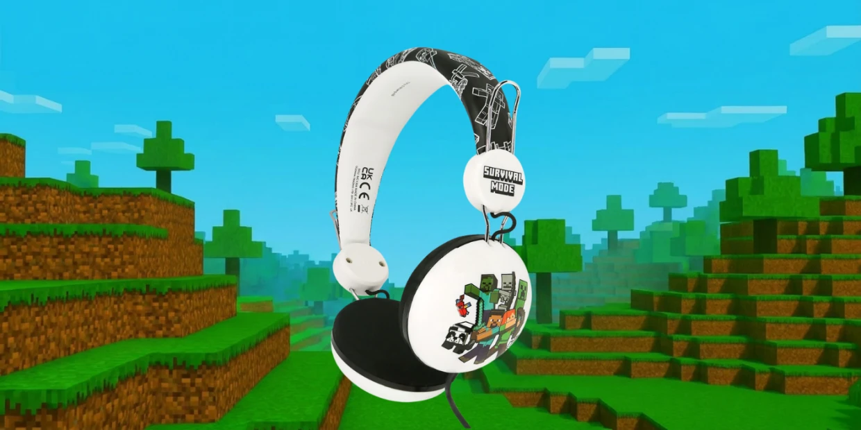 Casti audio OTL MC1304 Minecraft, Jack 3.5mm, Lungime cablu 1.2m, Graphics 1 Lerato.ro