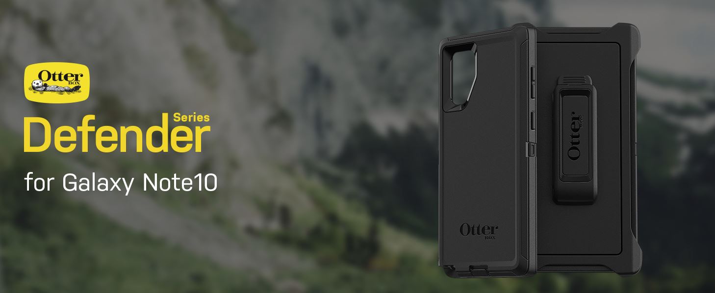 Carcasa Otterbox Defender compatibila cu Samsung Galaxy Note 10 Black 1 Lerato.ro