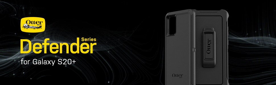 Carcasa Otterbox Defender compatibila cu Samsung Galaxy S20 Plus Black 1 Lerato.ro