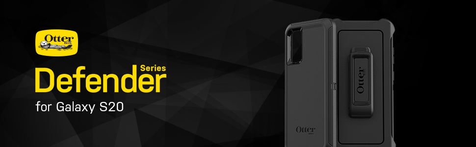 Carcasa Otterbox Defender compatibila cu Samsung Galaxy S20 Black 1 Lerato.ro