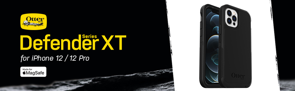 Carcasa Otterbox Defender XT MagSafe compatibila cu iPhone 12/12 Pro Black 1 Lerato.ro