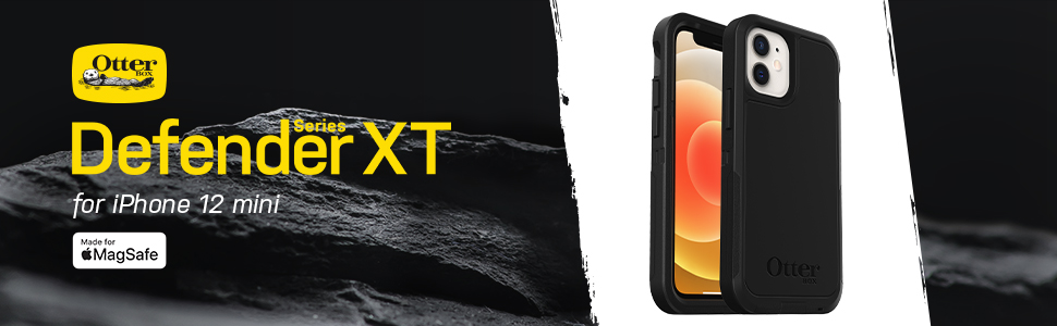 Carcasa Otterbox Defender XT MagSafe compatibila cu iPhone 12 Mini Black 1 Lerato.ro