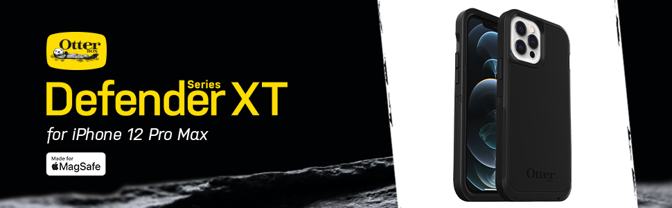 Carcasa Otterbox Defender XT MagSafe compatibila cu iPhone 12 Pro Max Black 1 Lerato.ro