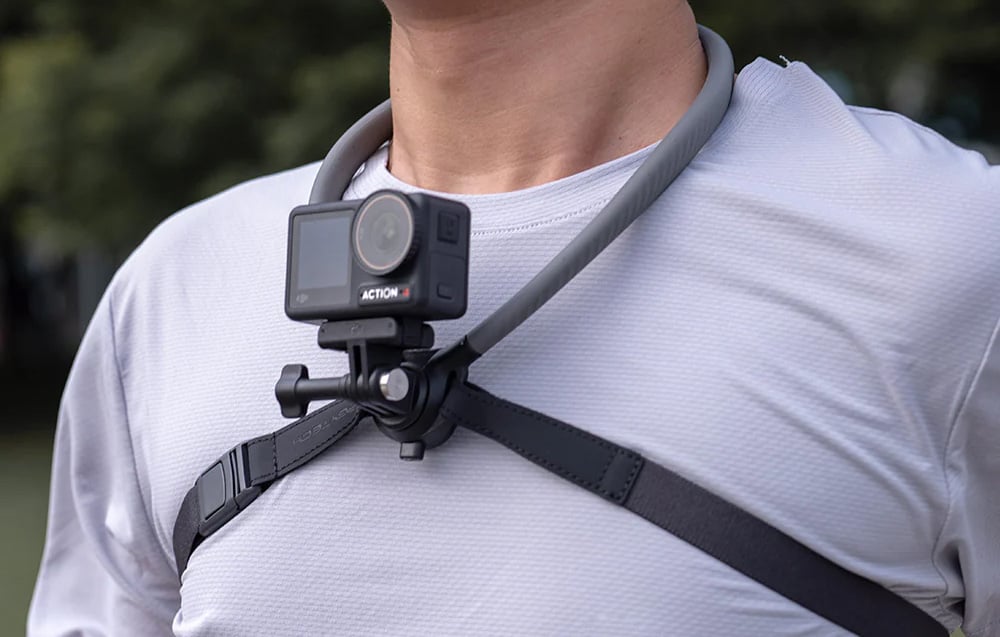 Sistem de prindere PGYTECH CapLock pentru camere video sport, Negru 1 Lerato.ro