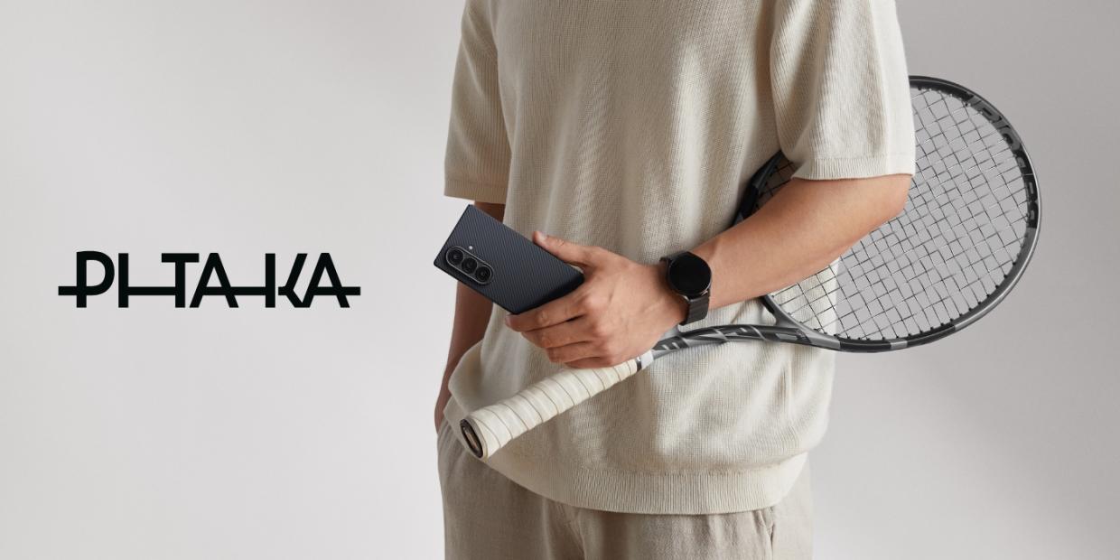 Carcasa Pitaka Ultra-Slim cu MagSafe compatibila cu Samsung Galaxy Z Fold 7, Negru 1 Lerato.ro