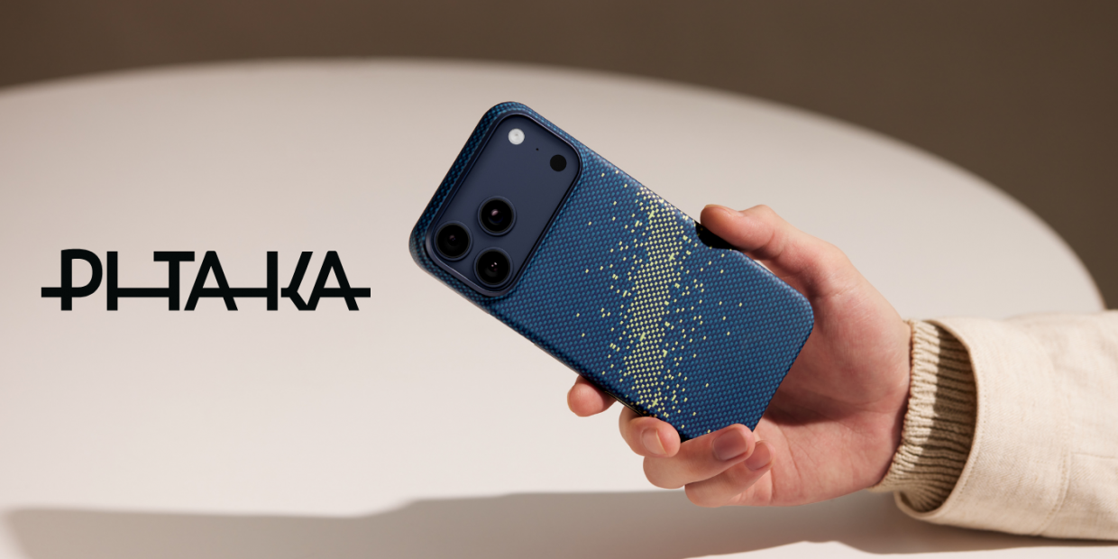 Carcasa Pitaka Ultra-Slim MagSafe compatibila cu iPhone 17 Pro Max, Milky Way 1 Lerato.ro