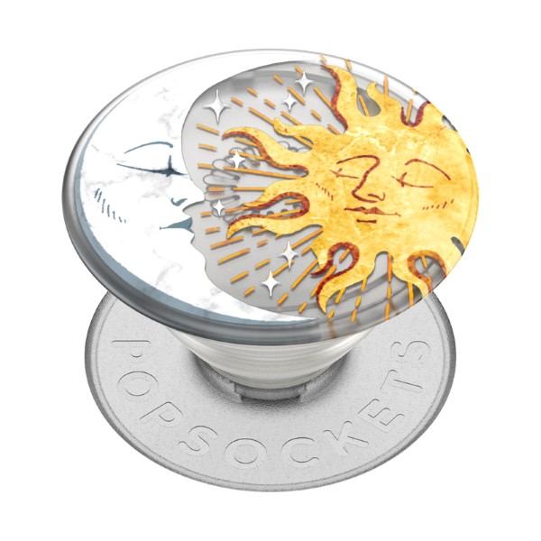 Suport universal pentru telefon Popsockets PlantCore Grip Sun and Moon, Extensibil, Graphics 1 Lerato.ro