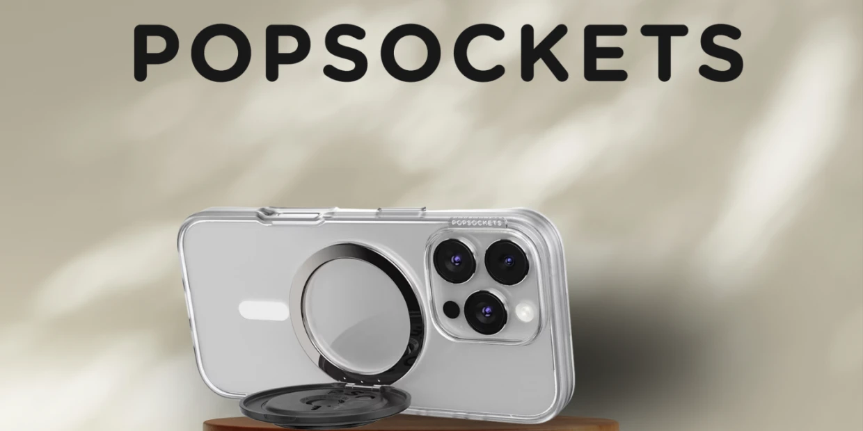 Suport universal pentru telefon PopSockets Aluminiu Radial, Extensibil, Negru 1 Lerato.ro