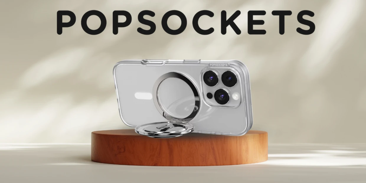 Suport universal pentru telefon PopSockets Aluminiu Radial, Extensibil, Silver 1 Lerato.ro