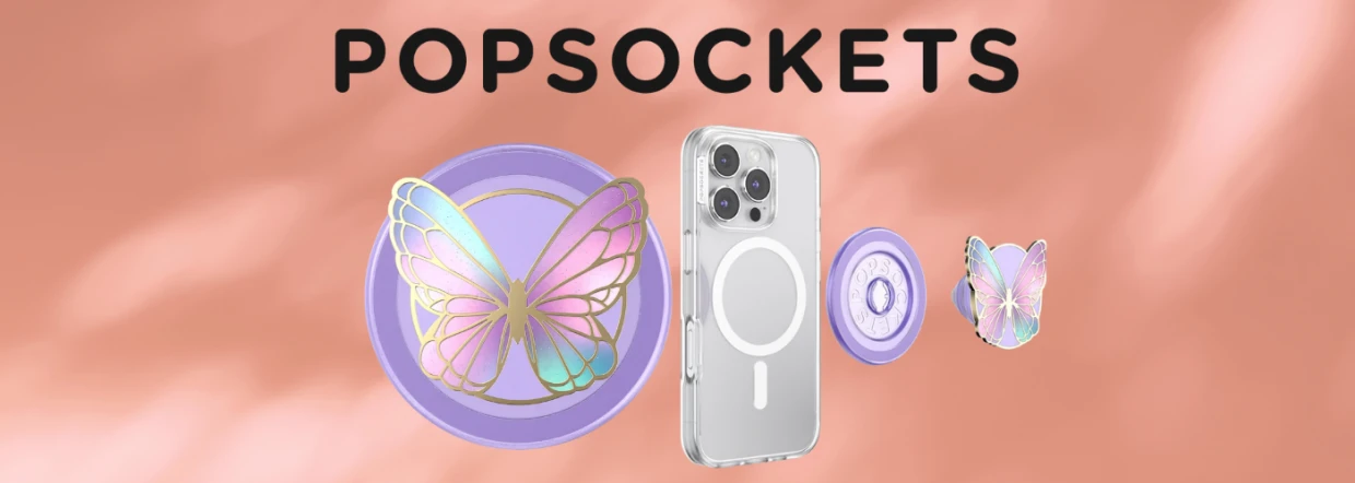 Suport universal pentru telefon PopSockets Enamel Butterfly Prism, Extensibil, Multicolor 1 Lerato.ro