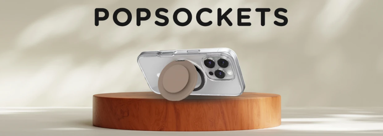 Suport universal pentru telefon PopSockets Kick-Out Grip Latte, Extensibil, Bej 1 Lerato.ro