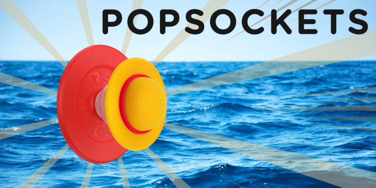 Suport universal pentru telefon PopSockets PopOut Luffys Hat, Extensibil, Graphics 1 Lerato.ro
