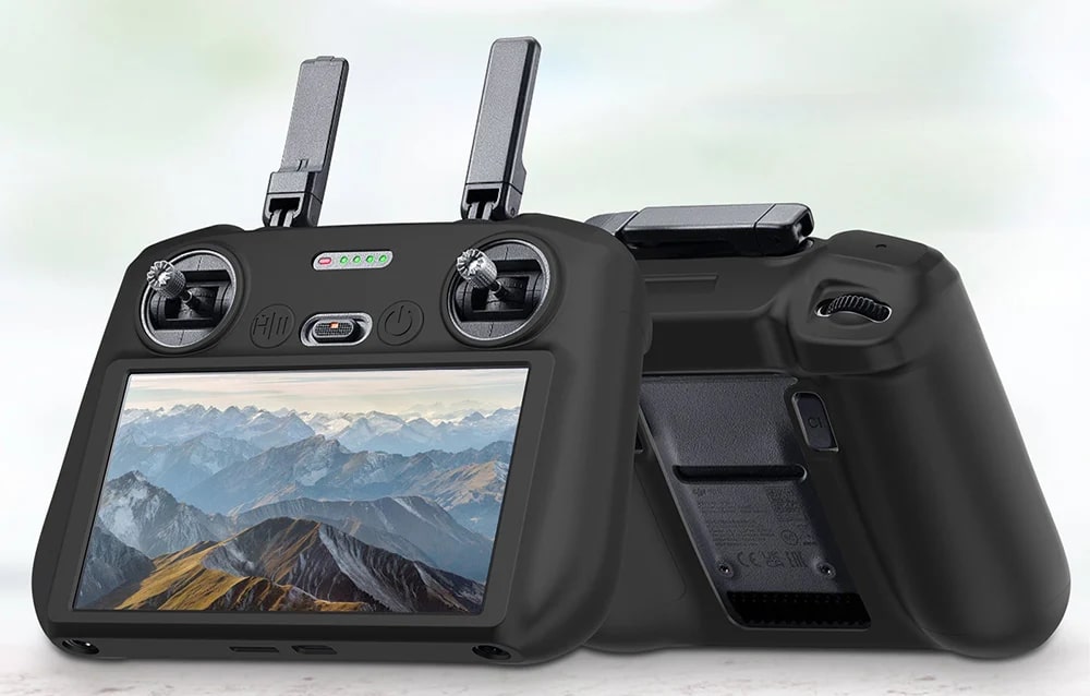 Carcasa PULUZ PU888B pentru drona DJI RC 2, Silicon, Negru 1 Lerato.ro
