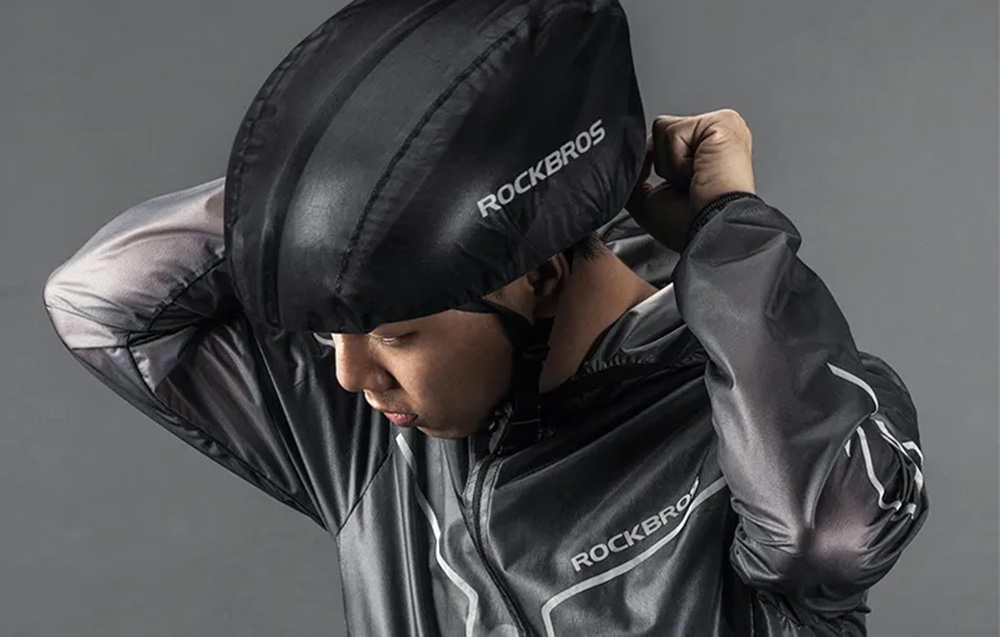 Husa pentru casca de protectie ciclism Rockbros YPP017, Negru 1 Lerato.ro