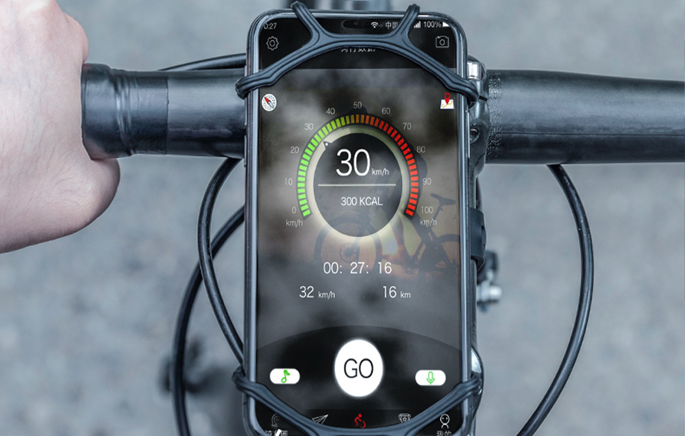 Suport universal bicicleta Rockbros LF436BK, Rotire 360 grade, Negru 1 Lerato.ro