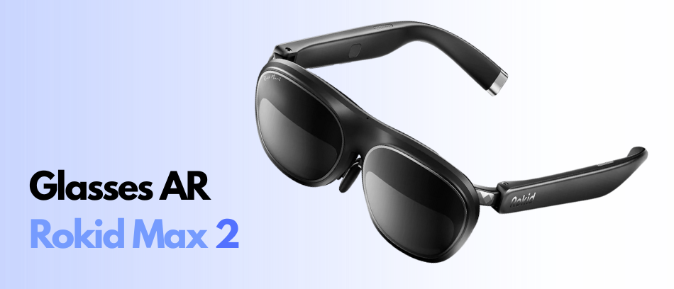 Ochelari AR Rokid Max 2, Full HD, 120Hz, Display Virtual 215 inch, USB-C, Negru 1 Lerato.ro