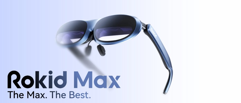Ochelari AR Rokid Max, Full HD, 120Hz, Display Virtual 215 inch, USB-C, Albastru 1 Lerato.ro