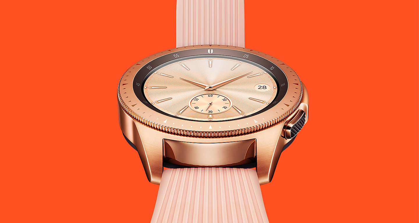 🥇Ceas smartwatch Samsung Galaxy Watch, 42mm, Gold Lerato