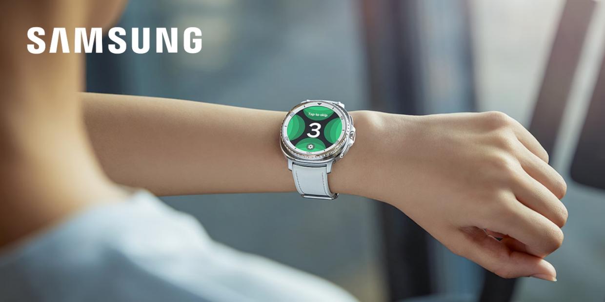 Curea Samsung Hybrid compatibila cu Samsung Galaxy Watch 8 Classic, 46mm, S/M/L, Caramel 1 Lerato.ro
