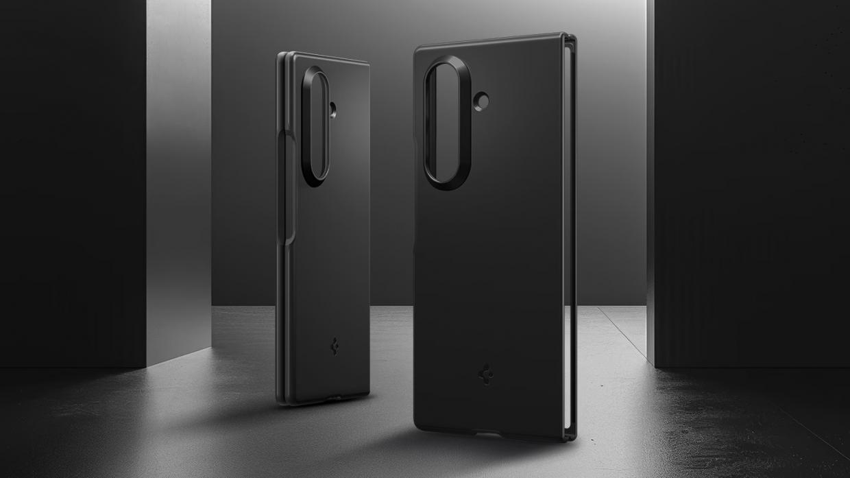Carcasa Spigen Thin Fit compatibila cu Samsung Galaxy Z Fold 7, Negru 1 Lerato.ro