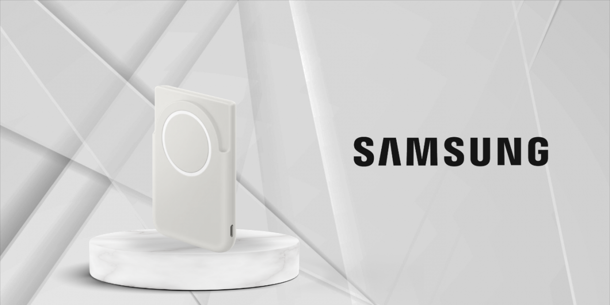 Baterie externa portabila Samsung EB-U2500XJ, 5000mAh, Incarcare Wireless, USB-C, Gri 1 Lerato.ro