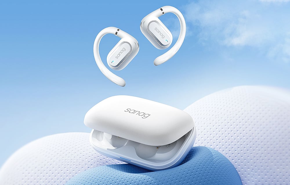 Casti wireless OWS Sanag G36S, Bluetooth 5.4, 500 mAh, Alb 1 Lerato.ro