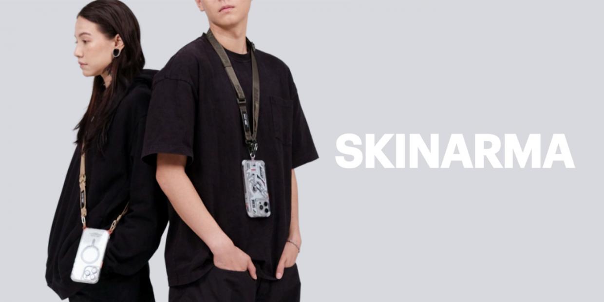 Husa Skinarma Kira Kobai compatibila cu iPad Air 11 inch 2024, Crom 1 Lerato.ro