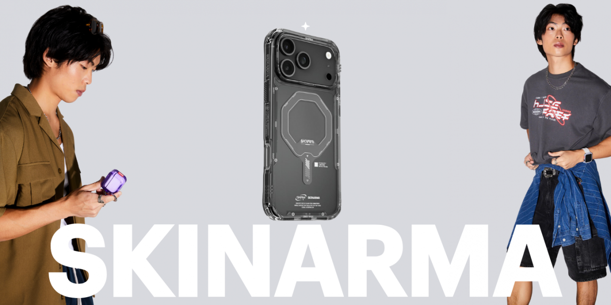 Carcasa Skinarma Saido cu MagSafe compatibila cu iPhone 17 Pro Max, Graphite 1 Lerato.ro