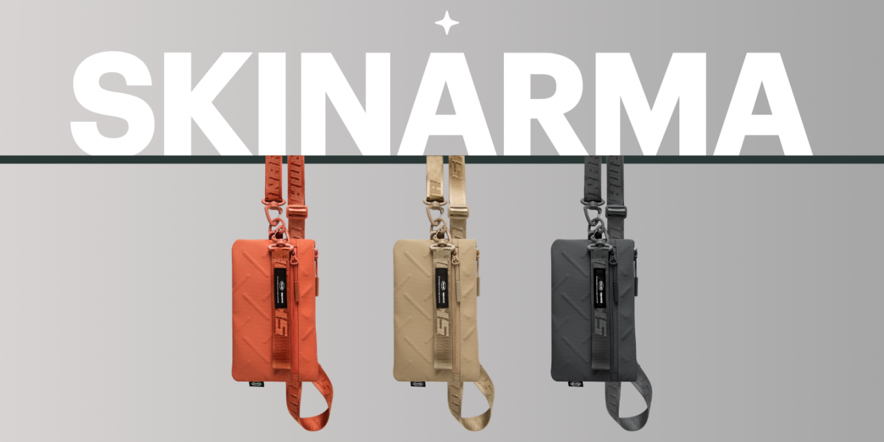 Geanta universala pentru telefon Skinarma Juno, Waterproof, Negru 1 Lerato.ro