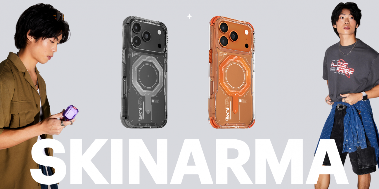 Carcasa Skinarma Magma cu MagSafe compatibila cu iPhone 17 Pro, Portocaliu 1 Lerato.ro