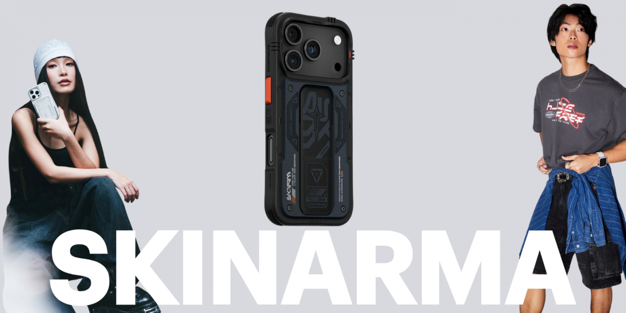 Carcasa Skinarma Aegis cu MagSafe si Grip Stand compatibila cu iPhone 17 Pro, Navy Blue 1 Lerato.ro