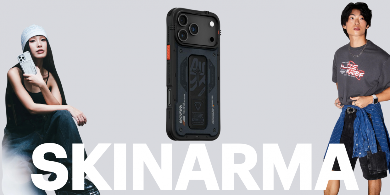 Carcasa Skinarma Aegis cu MagSafe si Grip Stand compatibila cu iPhone 17 Pro Max, Navy Blue 1 Lerato.ro