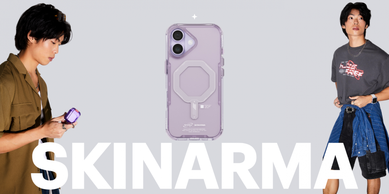 Carcasa Skinarma Saido cu MagSafe compatibila cu iPhone 17, Lila 1 Lerato.ro
