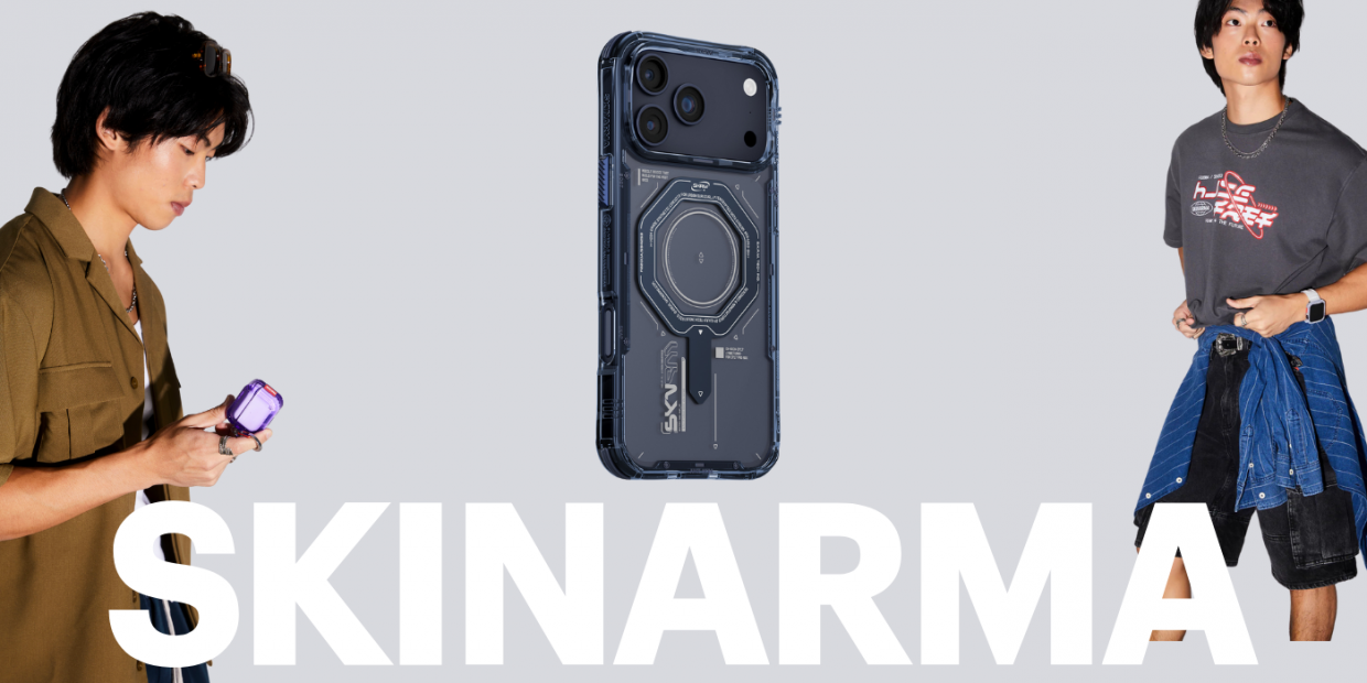 Carcasa Skinarma Magma cu MagSafe compatibila cu iPhone 17 Pro, Albastru 1 Lerato.ro