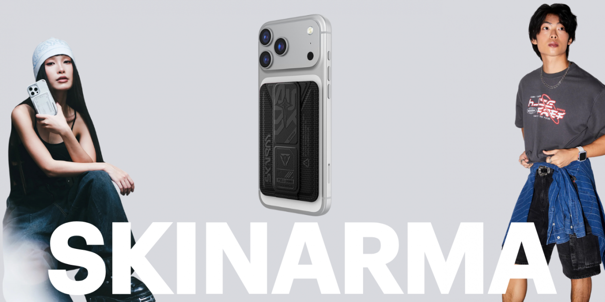 Portofel Skinarma Kado Phantom cu Stand, Compatibil MagSafe, Negru 1 Lerato.ro