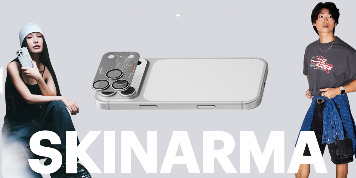 Protectie camera foto Skinarma Sonix Full Aluminium compatibila cu iPhone 17 Pro Max, Silver 1 Lerato.ro