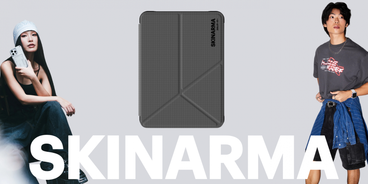 Husa Skinarma Trax compatibila cu Amazon Kindle 11 2024, 6 inch, Gunmetal 1 Lerato.ro